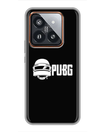 Чехол для Xiaomi 14 Pro с картинкой «PUBG — классический лого» Чехол для Xiaomi 14 Pro с картинкой «PUBG — классический лого»