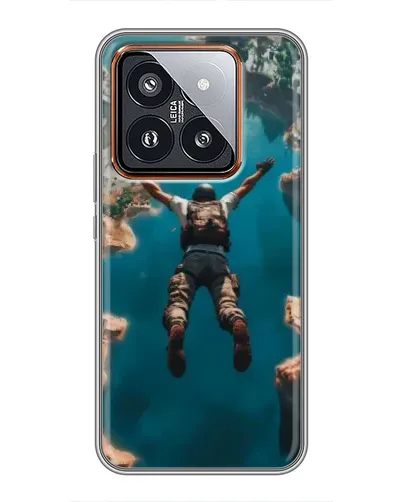 Чехол для Xiaomi 14 Pro с картинкой «PUBG — свободное падение» Чехол для Xiaomi 14 Pro с картинкой «PUBG — свободное падение»