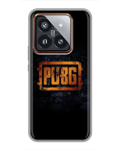 Чехол для Xiaomi 14 Pro с картинкой «PUBG — золотой логотип» Чехол для Xiaomi 14 Pro с картинкой «PUBG — золотой логотип»