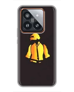 Чехол для Xiaomi 14 Pro с картинкой «Winner Winner — PUBG»