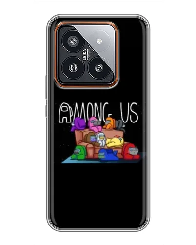 Чехол для Xiaomi 14 Pro с картинкой «Логотип Among Us» Чехол для Xiaomi 14 Pro с картинкой «Логотип Among Us»