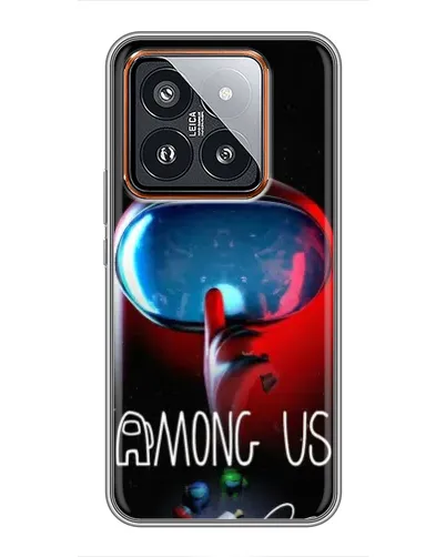 Чехол для Xiaomi 14 Pro с картинкой «Красный импостер — макро» Чехол для Xiaomi 14 Pro с картинкой «Красный импостер — макро»