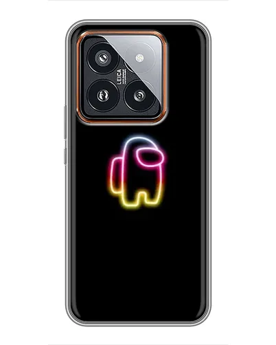 Чехол для Xiaomi 14 Pro с картинкой «Among Us градиент» Чехол для Xiaomi 14 Pro с картинкой «Among Us градиент»