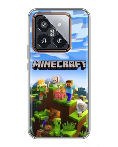 Чехол для Xiaomi 14 Pro с картинкой «Minecraft классический мир» Чехол для Xiaomi 14 Pro с картинкой «Minecraft классический мир»