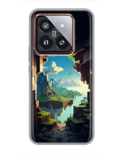 Чехол для Xiaomi 14 Pro с картинкой «Вид из пещеры» Чехол для Xiaomi 14 Pro с картинкой «Вид из пещеры»