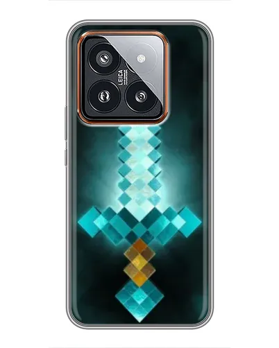 Чехол для Xiaomi 14 Pro с картинкой «Алмазный меч неон» Чехол для Xiaomi 14 Pro с картинкой «Алмазный меч неон»