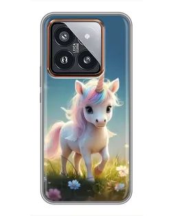 Чохол для Xiaomi 14 Pro з картинкою «Єдиноріг на галявині» Чохол для Xiaomi 14 Pro з картинкою «Єдиноріг на галявині»