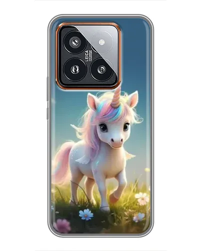 Чехол для Xiaomi 14 Pro с картинкой «Единорог на поляне» Чехол для Xiaomi 14 Pro с картинкой «Единорог на поляне»
