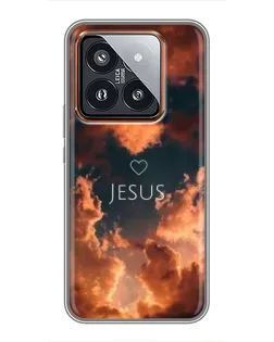 Чехол для Xiaomi 14 Pro с картинкой «Сияние Имени Jesus» Чехол для Xiaomi 14 Pro с картинкой «Сияние Имени Jesus»