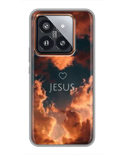 Чехол для Xiaomi 14 Pro с картинкой «Сияние Имени Jesus»