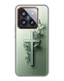 Чехол для Xiaomi 14 Pro с картинкой «Оливковая ветвь»