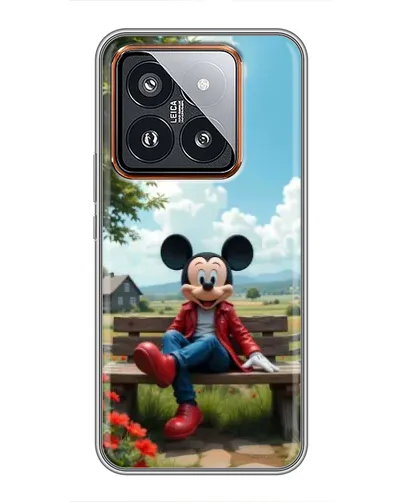 Чехол для Xiaomi 14 Pro с картинкой «Микки на скамейке» Чехол для Xiaomi 14 Pro с картинкой «Микки на скамейке»