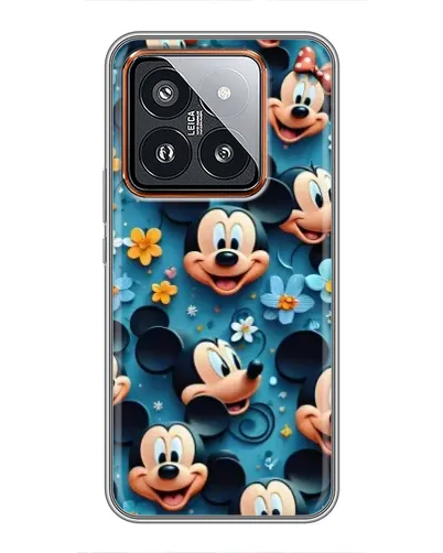 Чехол для Xiaomi 14 Pro с картинкой «Паттерн Микки и Минни» Чехол для Xiaomi 14 Pro с картинкой «Паттерн Микки и Минни»