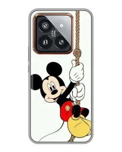 Чехол для Xiaomi 14 Pro с картинкой «Mickey на канате» Чехол для Xiaomi 14 Pro с картинкой «Mickey на канате»