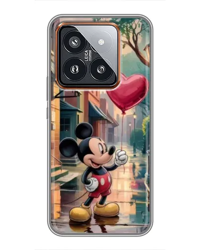 Чехол для Xiaomi 14 Pro с картинкой «Микки и шарик-сердце» Чехол для Xiaomi 14 Pro с картинкой «Микки и шарик-сердце»