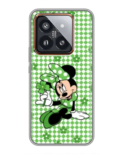 Чехол для Xiaomi 14 Pro с картинкой «Mickey в клетку» Чехол для Xiaomi 14 Pro с картинкой «Mickey в клетку»