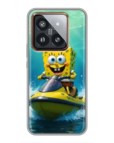 Чехол для Xiaomi 14 Pro с картинкой «Спанч Боб на гидроцикле» Чехол для Xiaomi 14 Pro с картинкой «Спанч Боб на гидроцикле»