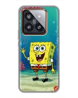 Чехол для Xiaomi 14 Pro с картинкой «Подводный привет»