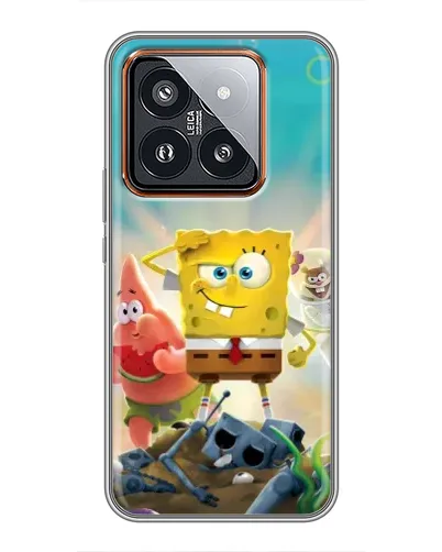 Чехол для Xiaomi 14 Pro с картинкой «Спанч Боб победитель» Чехол для Xiaomi 14 Pro с картинкой «Спанч Боб победитель»
