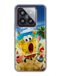 Чехол для Xiaomi 14 Pro с картинкой «Развлечения на пляже»
