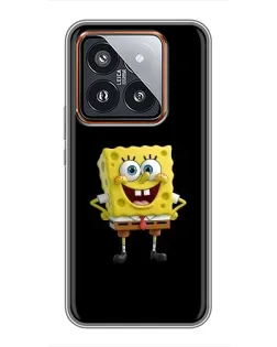 Чехол для Xiaomi 14 Pro с картинкой «Классический Губка Боб»