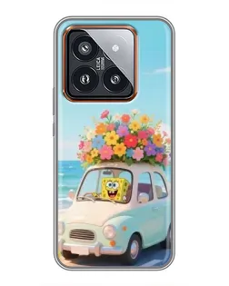 Чехол для Xiaomi 14 Pro с картинкой «Автомобильное путешествие»