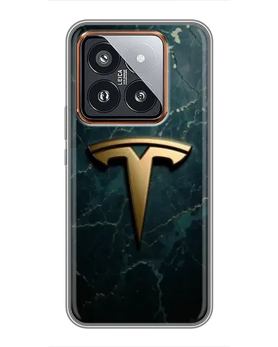 Чехол для Xiaomi 14 Pro с картинкой «Мраморная Tesla Gold» Чехол для Xiaomi 14 Pro с картинкой «Мраморная Tesla Gold»