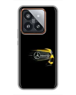 Чехол для Xiaomi 14 Pro с картинкой «Mercedes — ретро стиль»