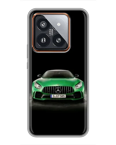 Чехол для Xiaomi 14 Pro с картинкой «Mercedes — неоновый лого» Чехол для Xiaomi 14 Pro с картинкой «Mercedes — неоновый лого»