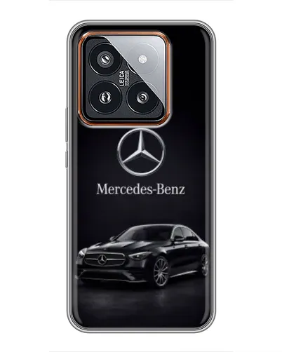 Чехол для Xiaomi 14 Pro с картинкой «Mercedes — решетка радиатора» Чехол для Xiaomi 14 Pro с картинкой «Mercedes — решетка радиатора»