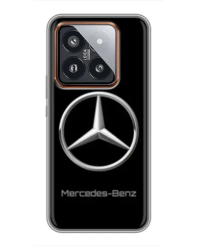 Чехол для Xiaomi 14 Pro с картинкой «Mercedes Silver Logo» Чехол для Xiaomi 14 Pro с картинкой «Mercedes Silver Logo»