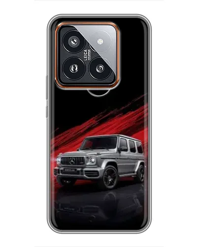 Чехол для Xiaomi 14 Pro с картинкой «Mercedes G-Class красный» Чехол для Xiaomi 14 Pro с картинкой «Mercedes G-Class красный»