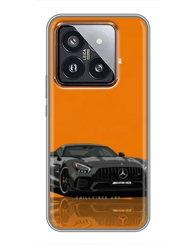 Чехол для Xiaomi 14 Pro с картинкой «Оранжевый Mercedes AMG» Чехол для Xiaomi 14 Pro с картинкой «Оранжевый Mercedes AMG»