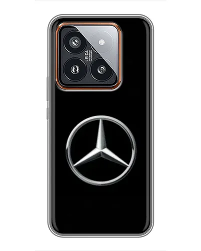 Чехол для Xiaomi 14 Pro с картинкой «Mercedes классический лого» Чехол для Xiaomi 14 Pro с картинкой «Mercedes классический лого»