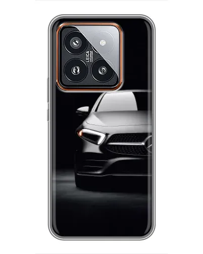 Чехол для Xiaomi 14 Pro с картинкой «Свет фар Mercedes» Чехол для Xiaomi 14 Pro с картинкой «Свет фар Mercedes»
