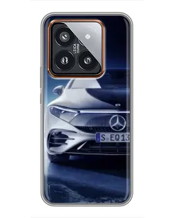 Чехол для Xiaomi 14 Pro с картинкой «Mercedes EQ — будущее»