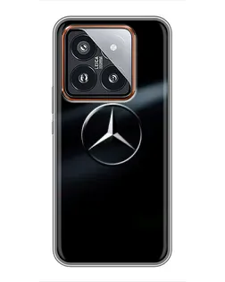Чохол для Xiaomi 14 Pro з картинкою «Mercedes на металі»