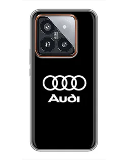 Чехол для Xiaomi 14 Pro с картинкой «Классическое лого Audi» Чехол для Xiaomi 14 Pro с картинкой «Классическое лого Audi»
