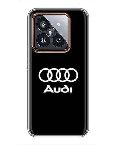 Чехол для Xiaomi 14 Pro с картинкой «Классическое лого Audi» Чехол для Xiaomi 14 Pro с картинкой «Классическое лого Audi»