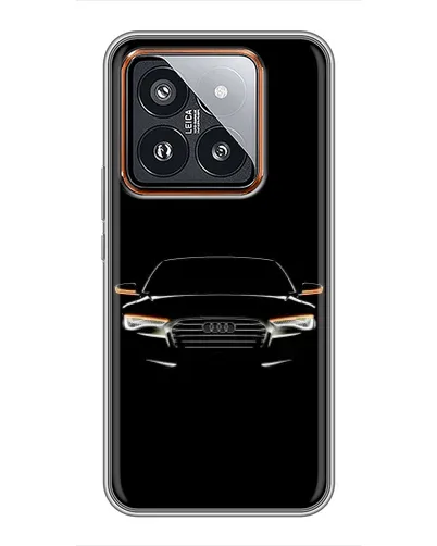 Чехол для Xiaomi 14 Pro с картинкой «Audi — ночной контур» Чехол для Xiaomi 14 Pro с картинкой «Audi — ночной контур»