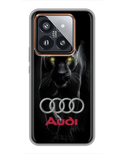 Чехол для Xiaomi 14 Pro с картинкой «Пантера и Audi» Чехол для Xiaomi 14 Pro с картинкой «Пантера и Audi»
