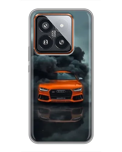 Чехол для Xiaomi 14 Pro с картинкой «Audi в облаках дыма» Чехол для Xiaomi 14 Pro с картинкой «Audi в облаках дыма»
