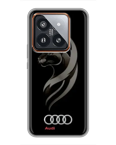 Чехол для Xiaomi 14 Pro с картинкой «Графика — пантера и Audi» Чехол для Xiaomi 14 Pro с картинкой «Графика — пантера и Audi»