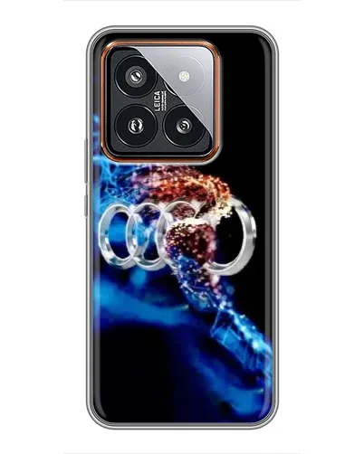 Чехол для Xiaomi 14 Pro с картинкой «Энергия лого Audi» Чехол для Xiaomi 14 Pro с картинкой «Энергия лого Audi»