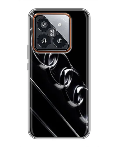 Чехол для Xiaomi 14 Pro с картинкой «Audi — абстрактные кольца» Чехол для Xiaomi 14 Pro с картинкой «Audi — абстрактные кольца»