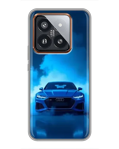 Чехол для Xiaomi 14 Pro с картинкой «Audi — голубая энергия» Чехол для Xiaomi 14 Pro с картинкой «Audi — голубая энергия»