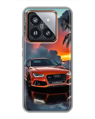 Чехол для Xiaomi 14 Pro с картинкой «Audi — закат» Чехол для Xiaomi 14 Pro с картинкой «Audi — закат»
