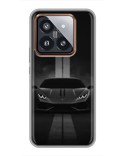 Чохол для Xiaomi 14 Pro з картинкою «Lamborghini симетрія доріг»