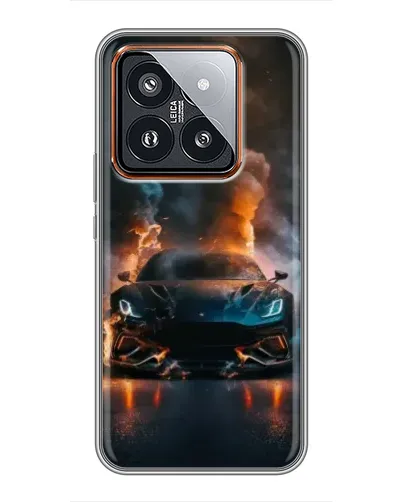 Чохол для Xiaomi 14 Pro з картинкою «Lamborghini димна естетика»