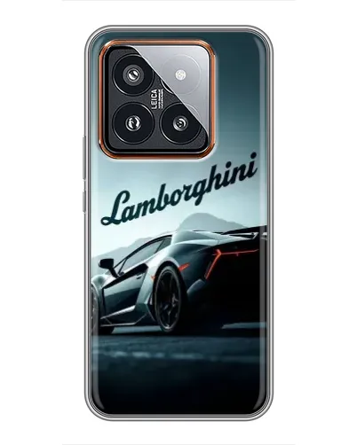 Чохол для Xiaomi 14 Pro з картинкою «Класичний Lamborghini надпис»